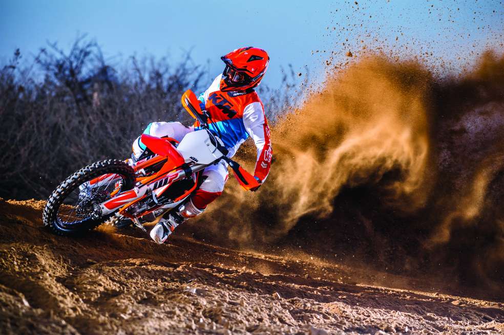 La gama SX 2018 ofrece modelos para motocross de 2 y 4 tiempos. / Cortesía