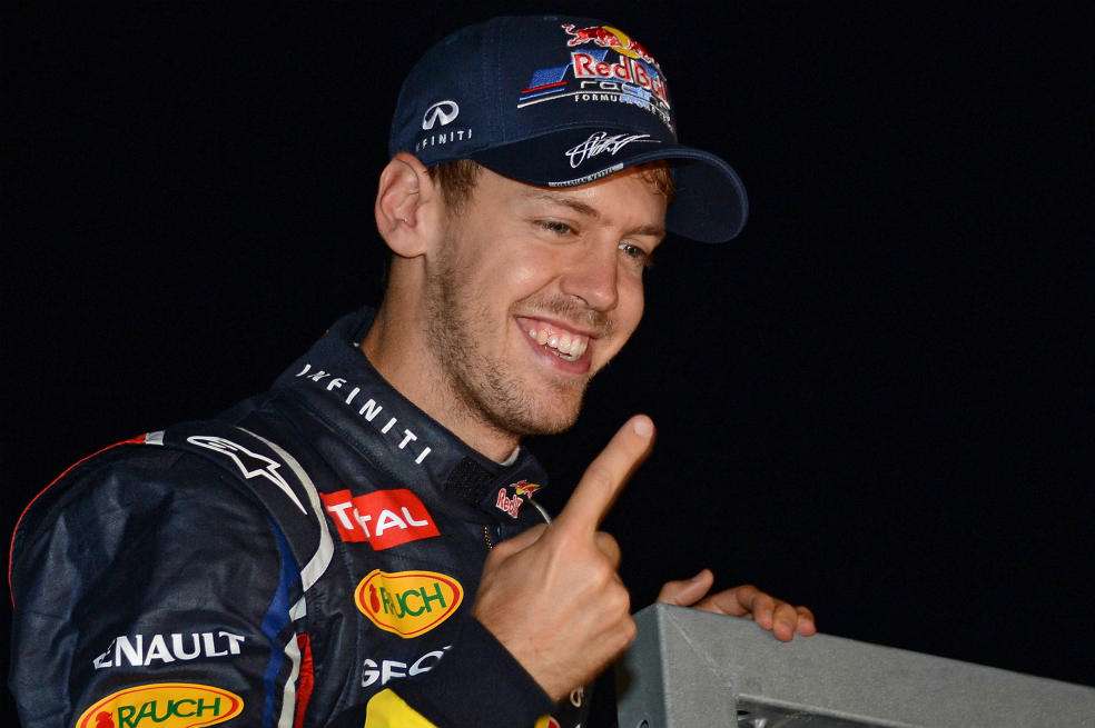 Sebastian Vettel quedó a cuatro puntos de Fernando Alonso. /AFP