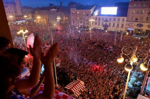 En imágenes: El recibimiento a la selección de Croacia, tras el subtítulo en el Mundial de Rusia