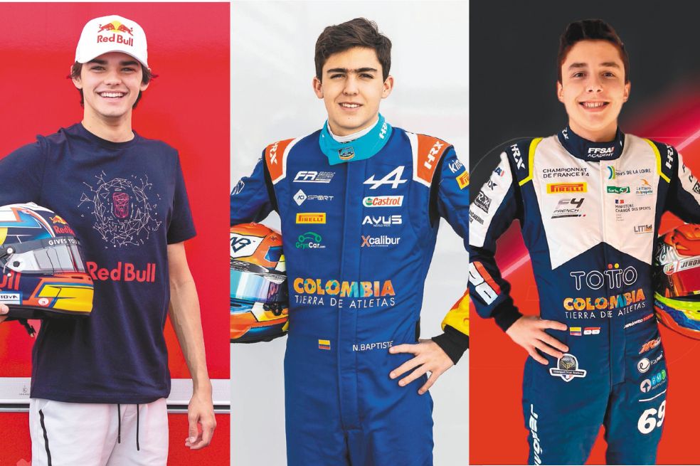 Sebastián Montoya, Nicolás Baptiste y Jerónimo Berrío han recorrido las mejores pistas de Europa en su corta pero prometedora carrera.