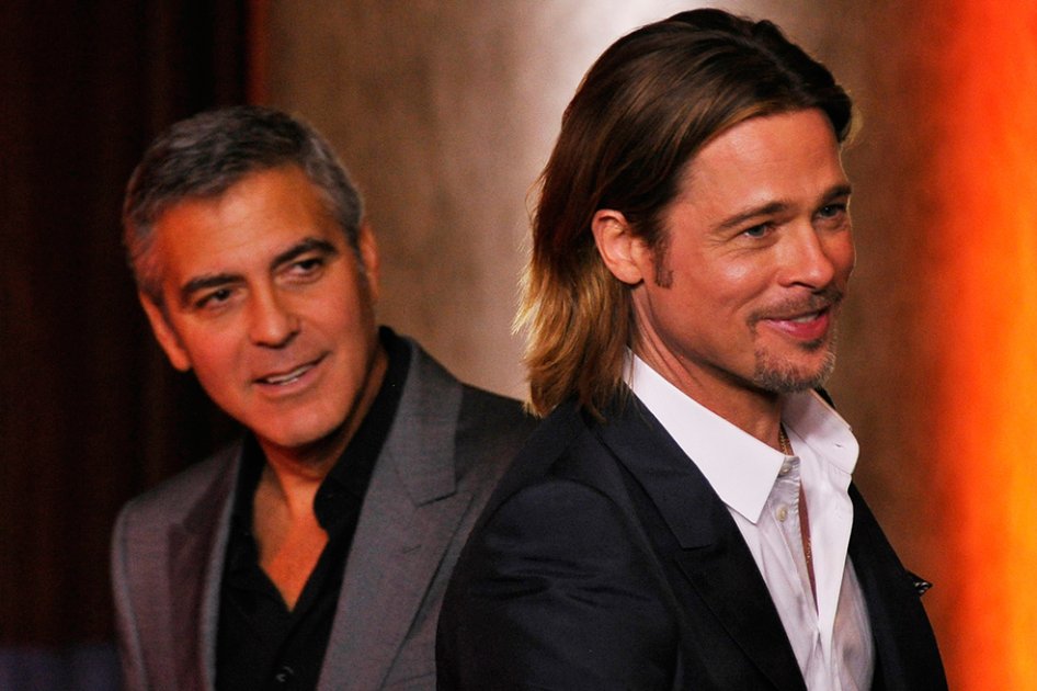 Los actores George Clooney y Brad Pitt en 2012. / Archivo