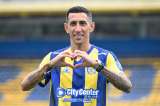 Ángel Di María ya viste los colores de Rosario Central, el equipo de sus amores