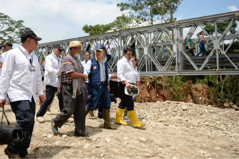 Mocoa ya tiene luz, pero 396 municipios están en riesgo: Santos