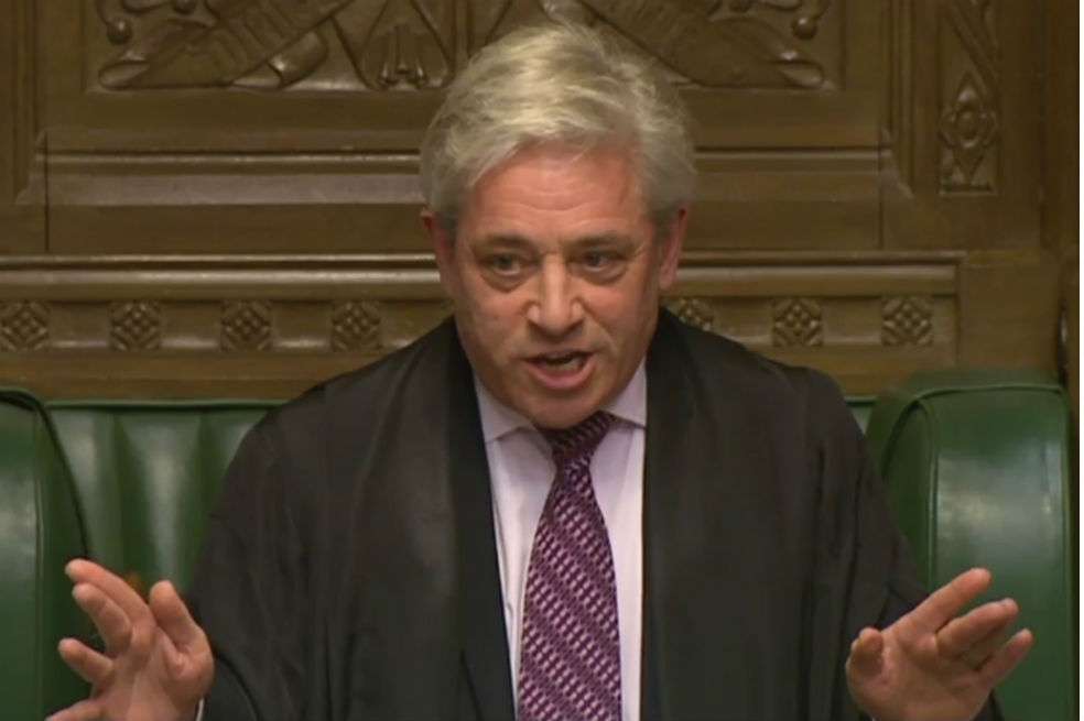 John Bercow./AFP