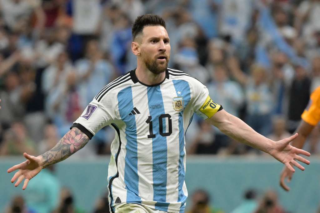 Lionel Messi contra Paises Bajos en Catar 2022