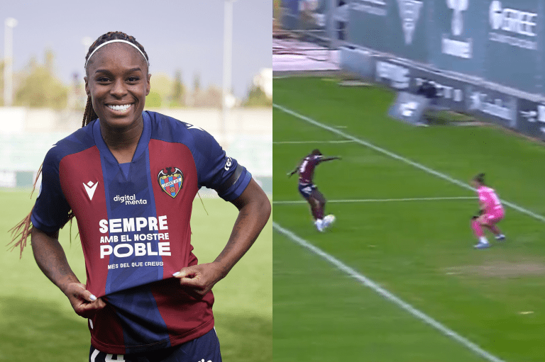 El golazo de rabona que hizo la colombiana Ivonne Chacón en España: video