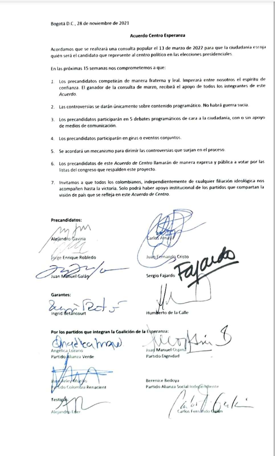 Coalición Centro Esperanza.