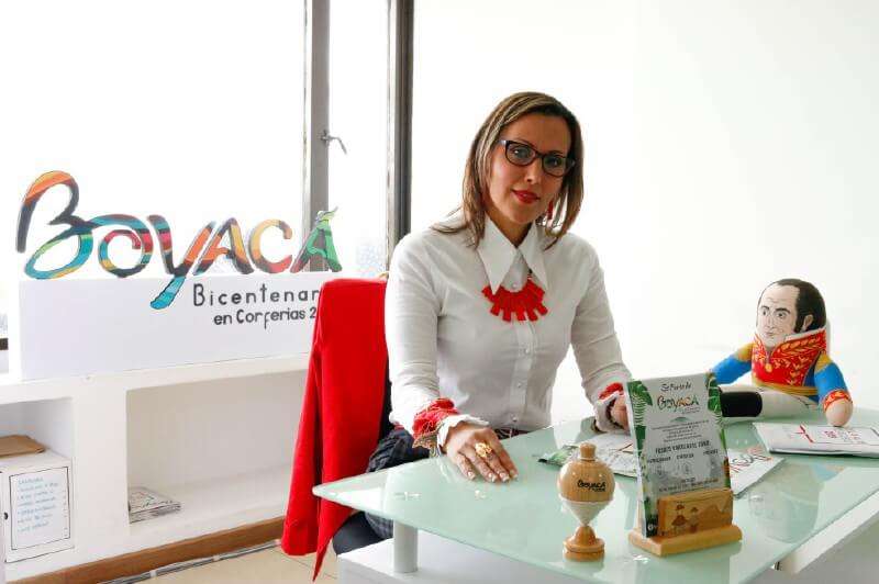Claudia Patricia Murillo dice que Boyacá tiene potencial para enamorar al mundo. / Cortesía