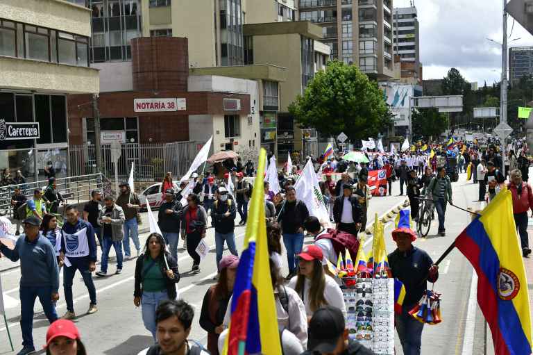Así transcurrió la primera jornada del paro nacional