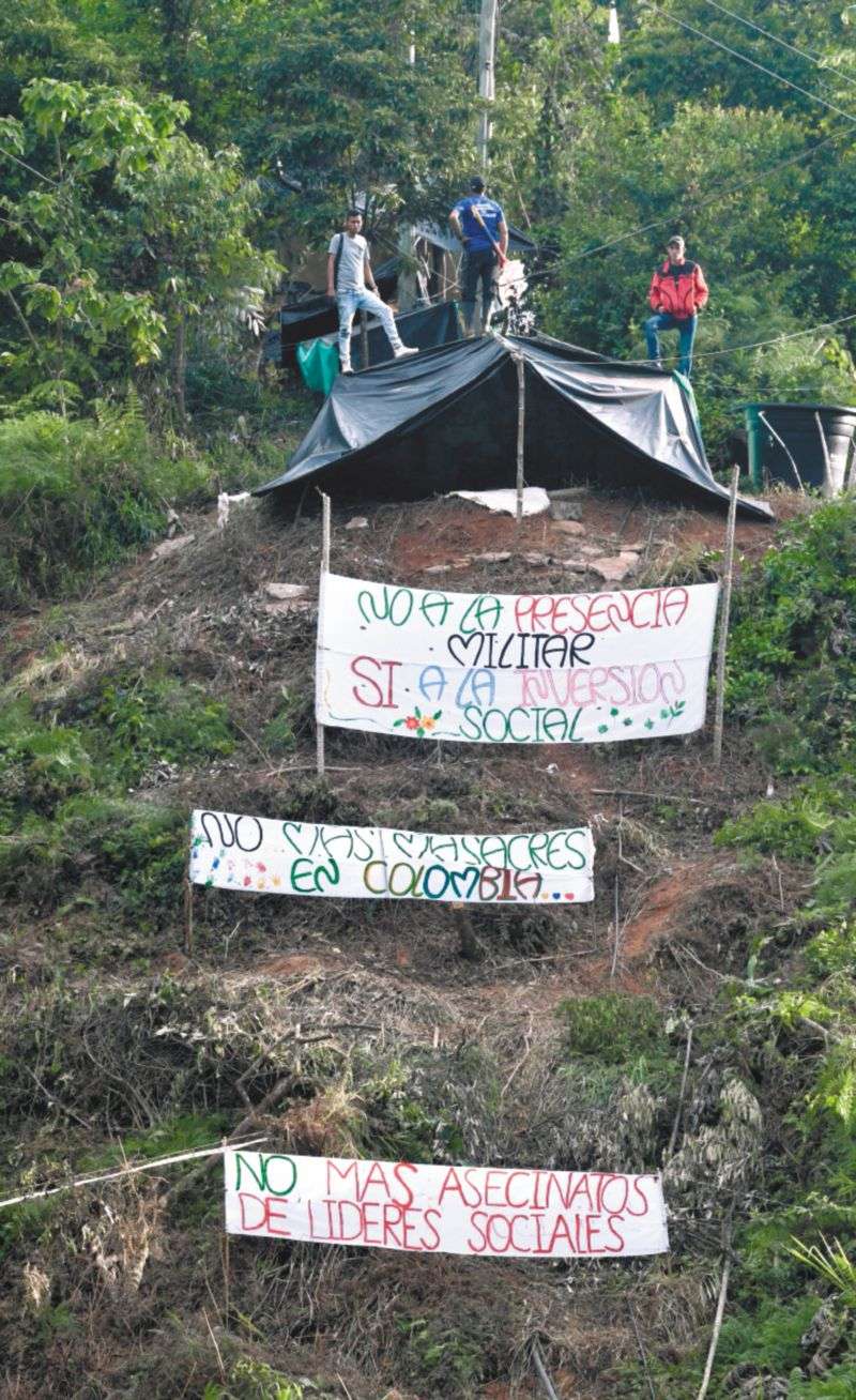 Asentamiento campesino en zona rural de Hacarí, Norte de Santander.