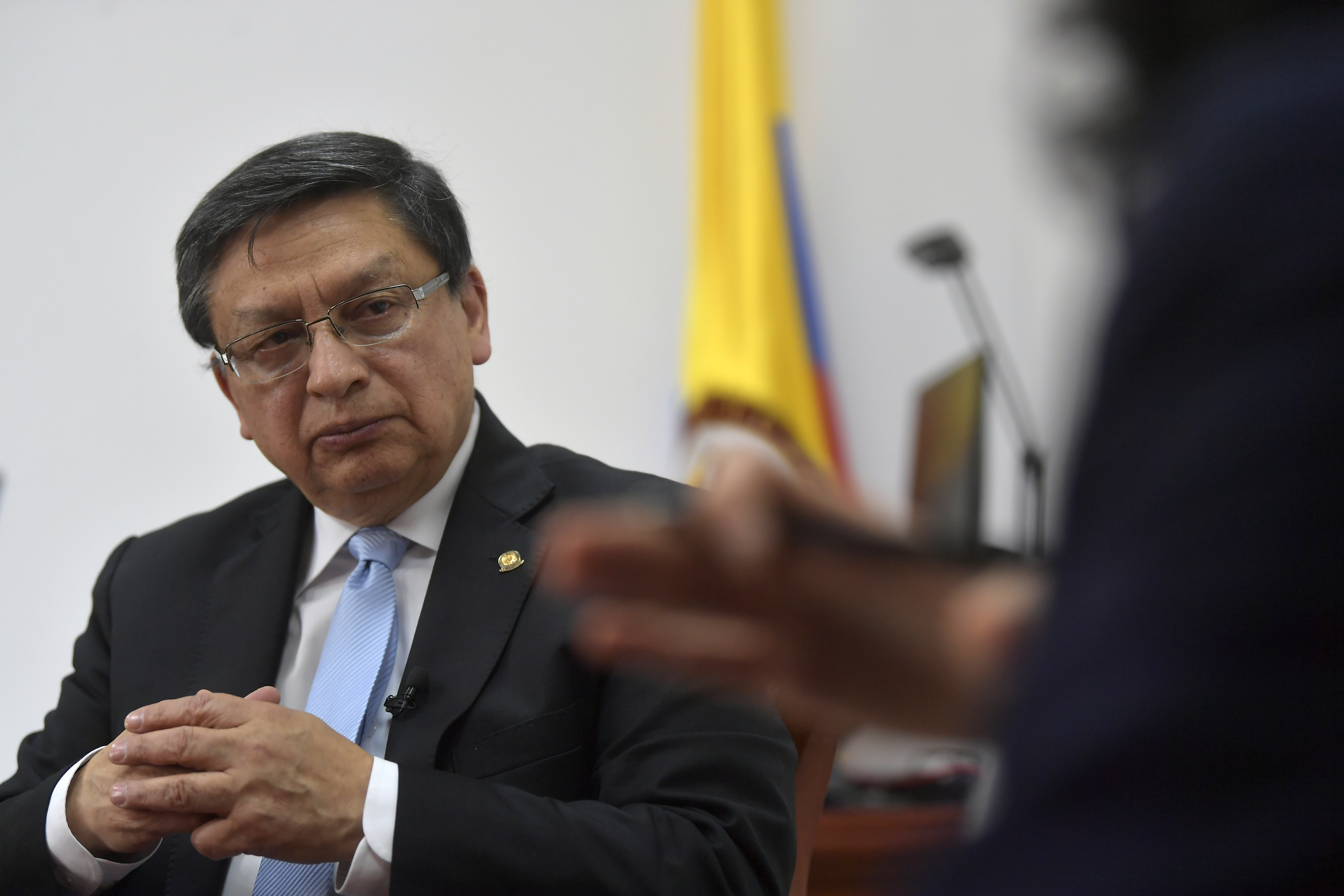 Nuevo presidente de la Corte Constitucional, en entrevista.