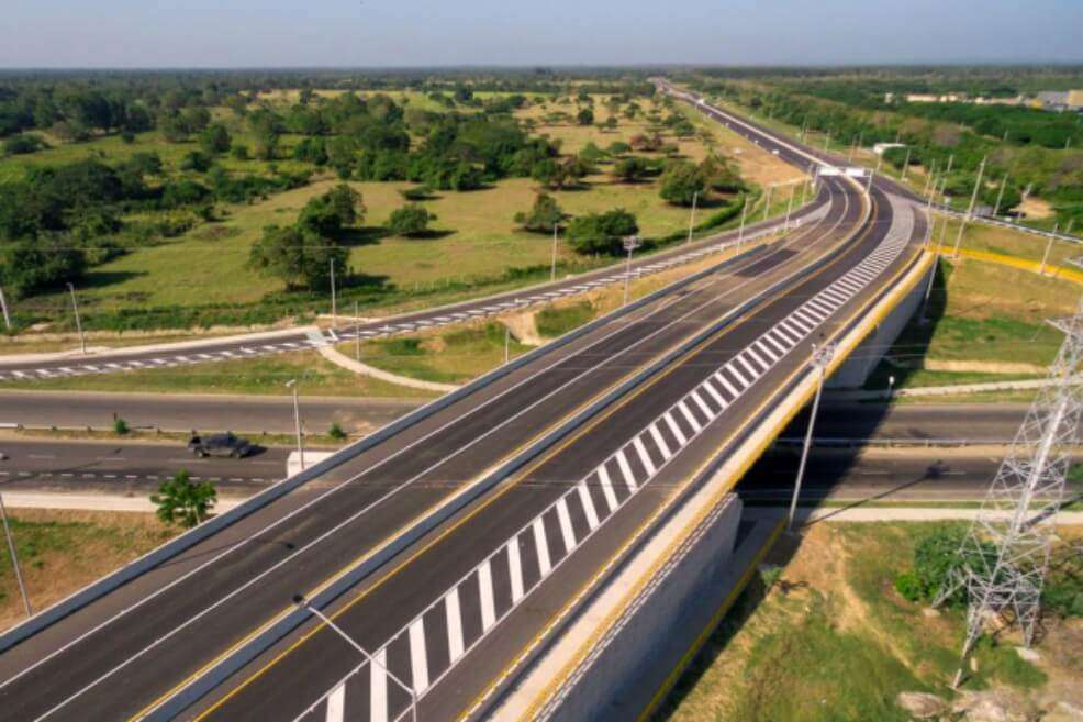 De acuerdo con la ANI, el proyecto Cartagena – Barranquilla y Circunvalar de la Prosperidad tienen un avance del 95 %. / ANI.