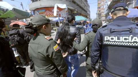 Policías llegaron a San Victorino para impulsar nueva estrategia de seguridad
