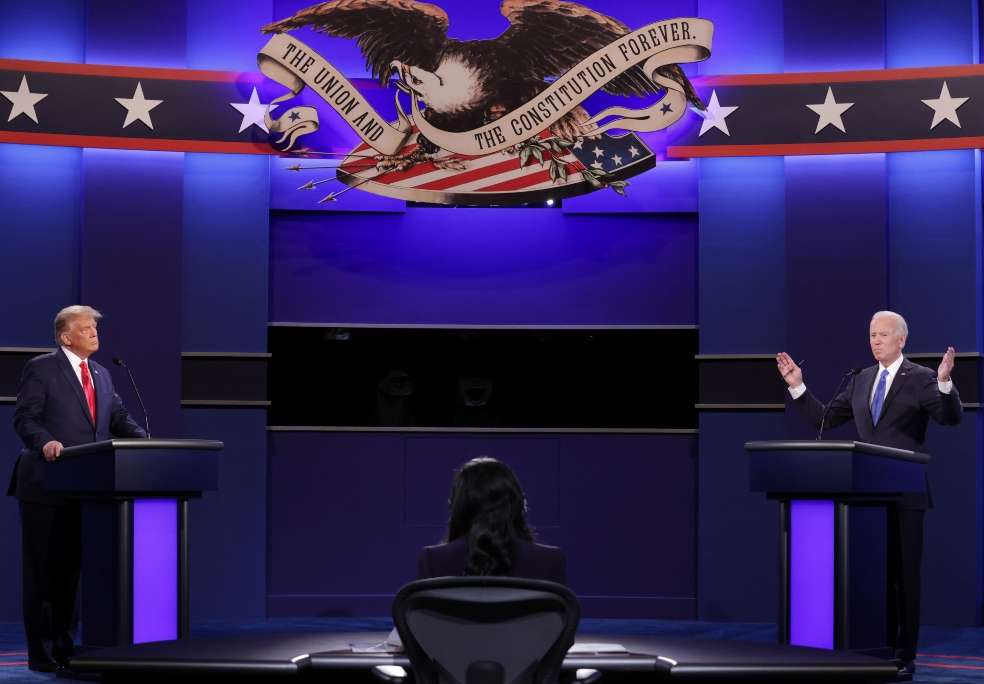 Joe Biden Donald Trump debate 22 octubre 2020
