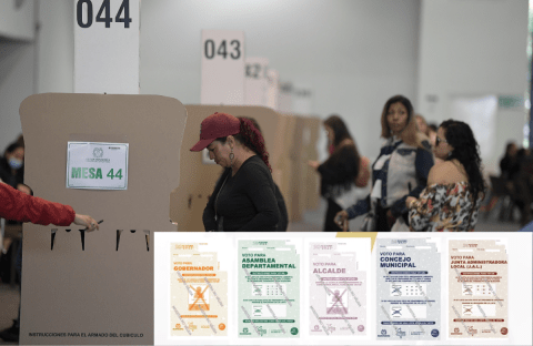 ¿Cómo marcar los tarjetones de las elecciones regionales del 29 de octubre?