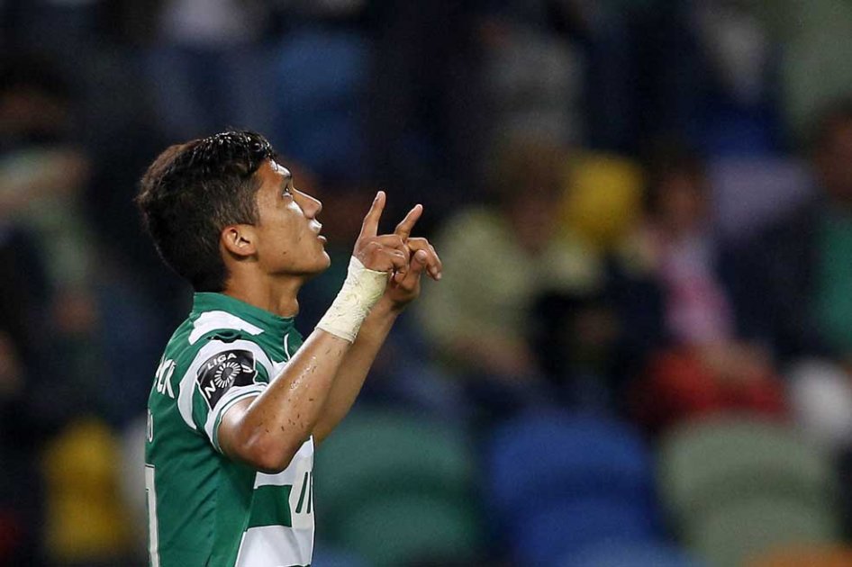 Freddy Montero celebra uno de sus tantos contra Nacional. Foto: AFP