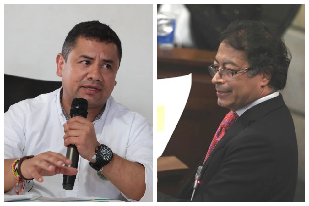 Rafael Guarín y Gustavo Petro