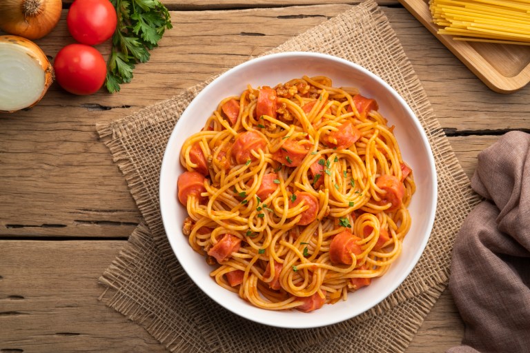 Ingredientes para hacer una exquisita pasta ranchera