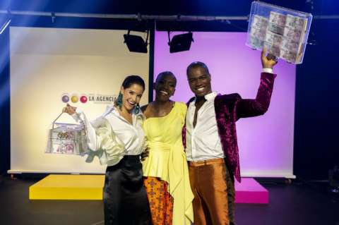 Jhan Mena y Andrea Rubio, ganadores de "La agencia: batalla de modelos"