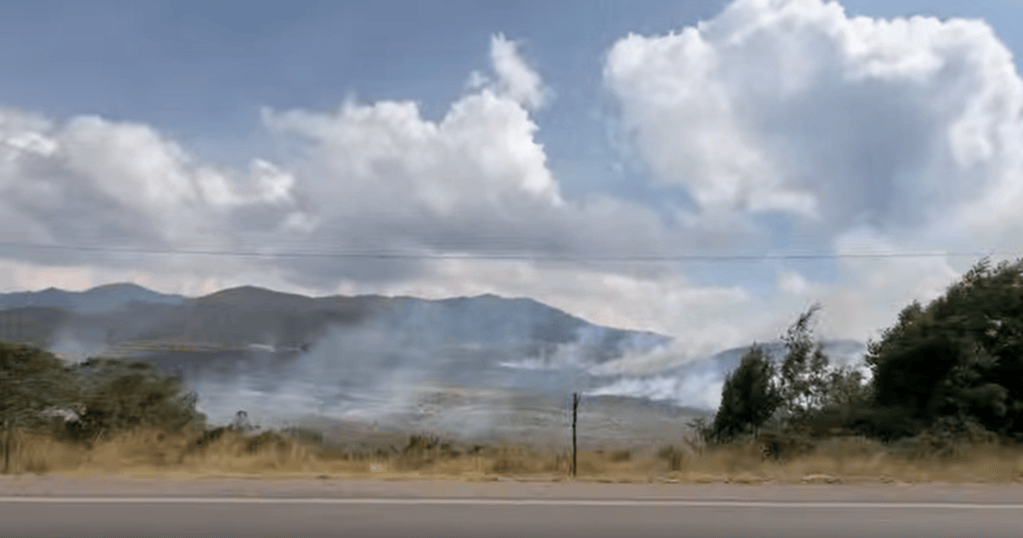 Incendio en páramo La Sarna