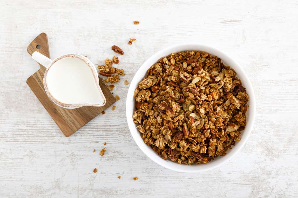 Granola con frutos secos