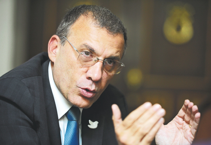 El senador Roy Barrreas, que participó como plenipotenciario del Gobierno en la mesa de diálogos, se refirió a la campaña. / Cristian Garavito