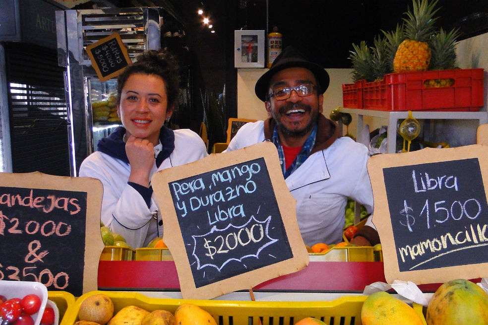 Pilar Bohórquez Santos y Cheo, dueños del restaurante Toña, La Negra, en Bogotá.