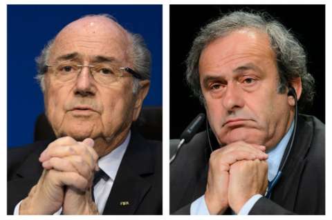 Rechazan recursos de Platini y Blatter contra su suspensión