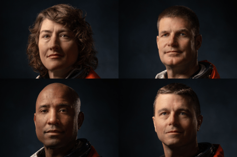 Estos serán los cuatro astronautas que volarán alrededor de la Luna en 2024