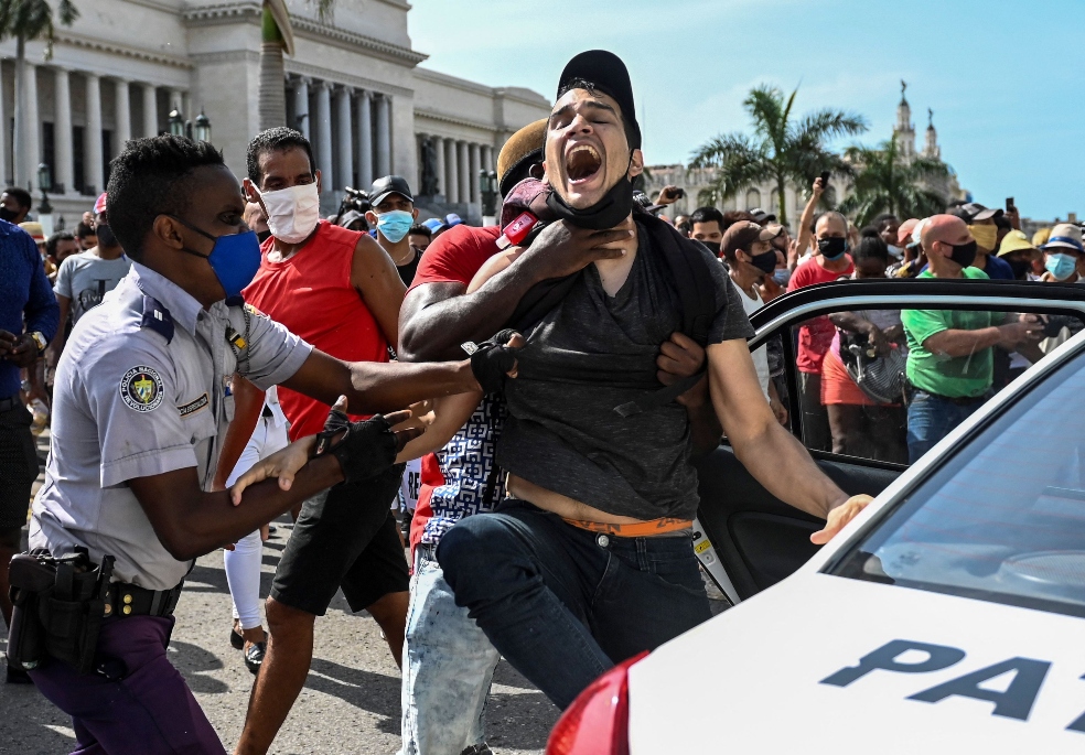 Protestas contra Miguel Díaz-Canel en Cuba