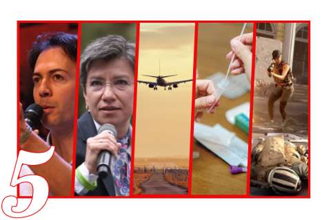 Las cinco noticias del día: investigación a Claudia López, Daniel Quintero y más