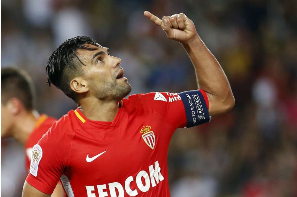 El "Tigre" anotó el segundo gol del Mónaco.  / EFE