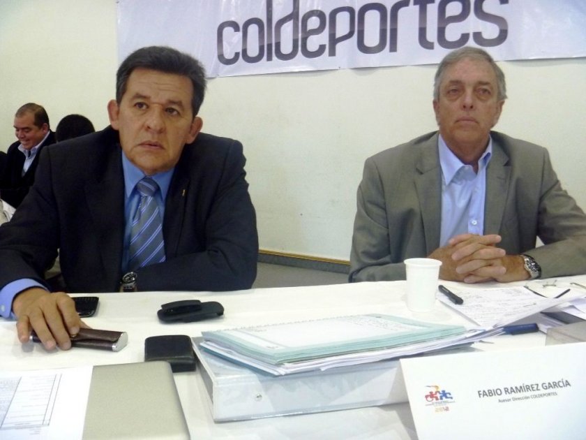 Fabio Ramírez (i) y Andrés Botero (d).   /    Cortesía Coldeportes