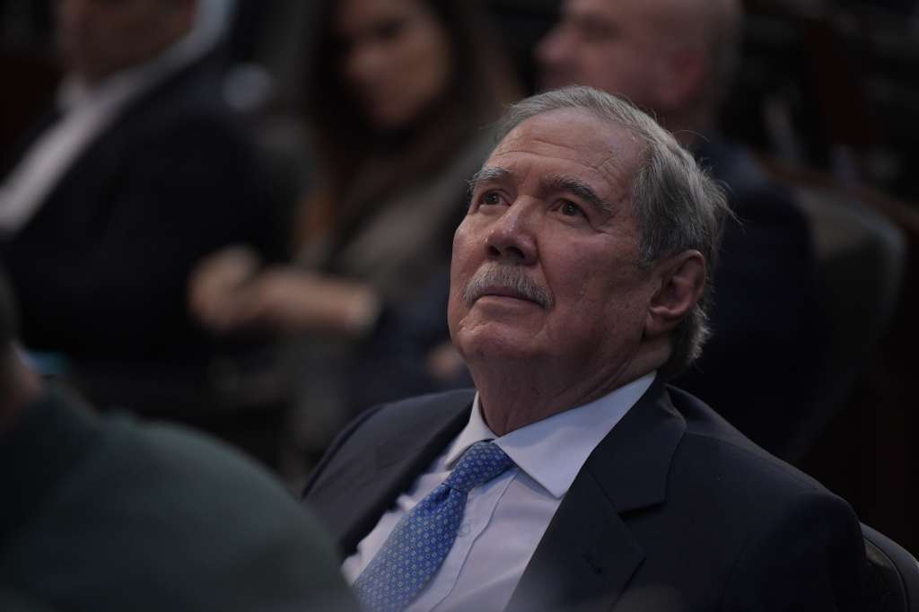 Ministro de Defensa, durante el debate de moción de censura en su contra, llevado a cabo en el Congreso de la República.