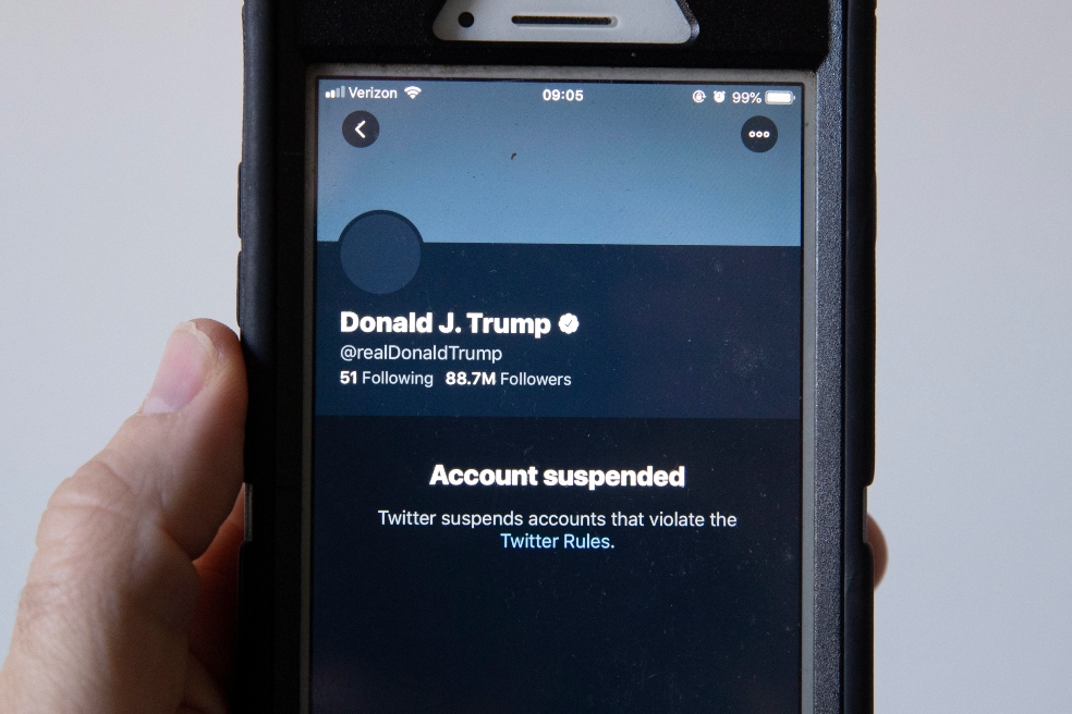 Cuenta cancelada Donald Trump
