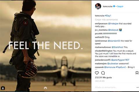 Al Pentágono no le preocupan los accidentes aéreos que reflejará "Top Gun 2″