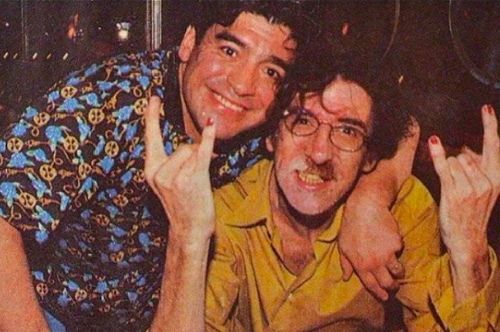 Maradona y Charly Garcia