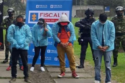 Cayó banda responsable de 12 homicidios en Bogotá, tenían presencia en 5 localidades