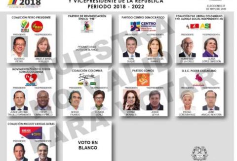 El tarjetón presidencial no llevará el nuevo logo de Petro