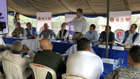 Duque llega por primera vez a una zona de reincorporación de Farc