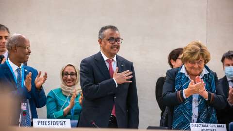 Tedros Adhanom es reelegido como director general de la OMS