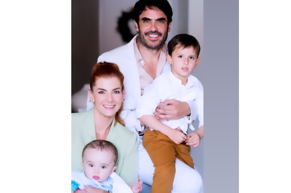 Este fin de semana, el hijo menor de la presentadora de Día a Día y el actor recibió uno de los sacramentos de la Iglesia Católica.