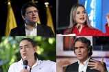 Uribe, Dávila, Bolívar y Fajardo lideran intención de voto según encuesta de Guarumo