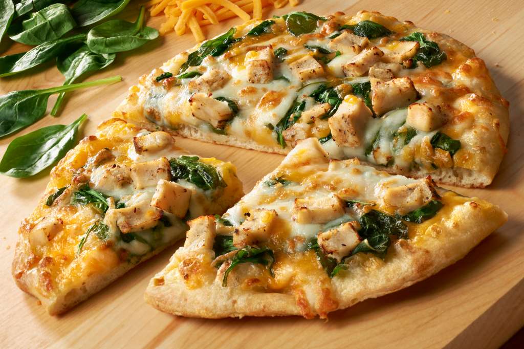 Pizza con pollo