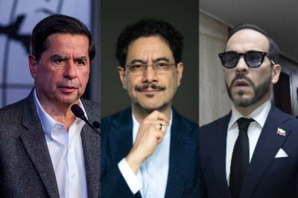 Juan Fernando Cristo, Iván Cepeda y Abelardo de la Espriella.