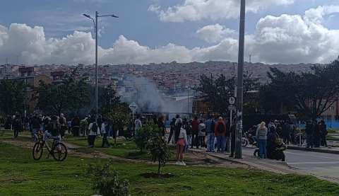 Movilidad 16 de octubre: manifestación en U. Francisco José de Caldas