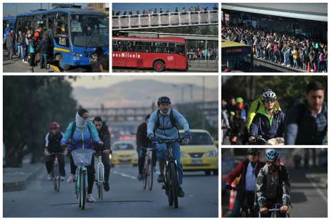En imágenes: así transcurre el Día sin carro y sin moto en Bogotá
