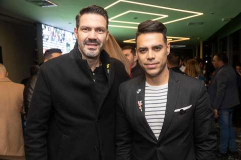 Estrellas del fútbol y famosos en el lanzamiento de la Liga F7 World Series.