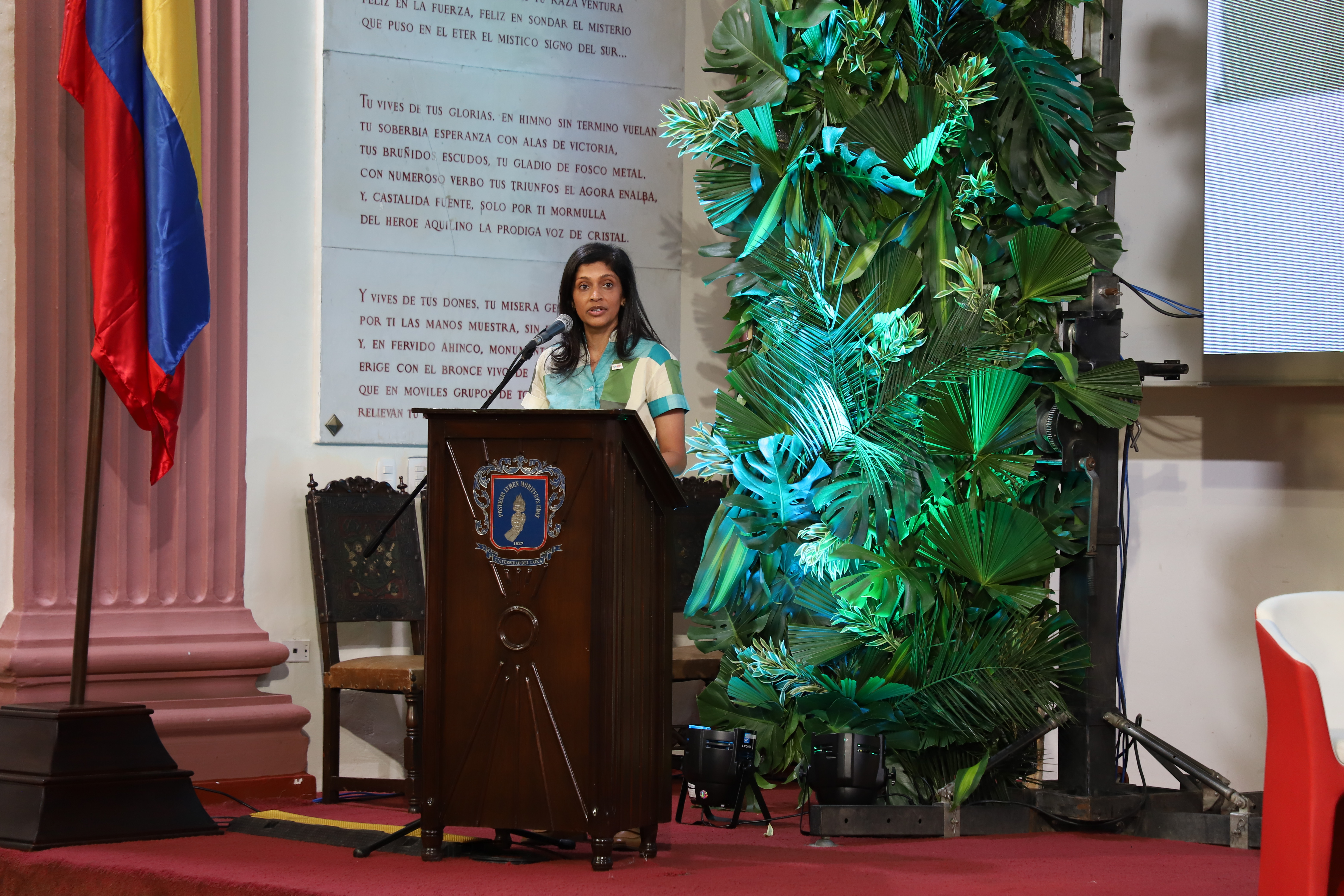 Anupama Rajaraman, directora de la Misión de la Agencia de los Estados Unidos para el Desarrollo Internacional (USAID) en Colombia.