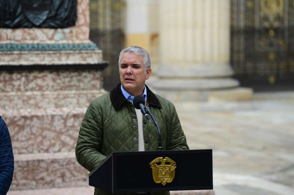 Presidente de Colombia durante su derecho al voto para candidato a la presidencia periodo 2022 – 2026